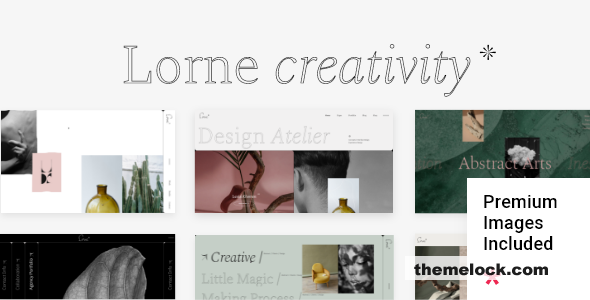 Lorne v1.1 – Creative Portfolio WordPress Theme