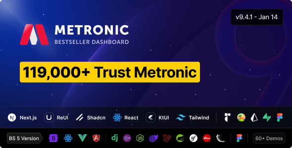 Metronic v9.4.8 – Responsive Admin Dashboard Template
