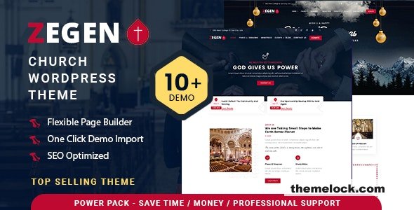 Zegen v2.0.4 – Church WordPress Theme