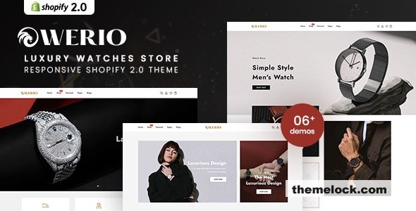 Werio – Luxury Watches Store Shopify 2.0 Theme