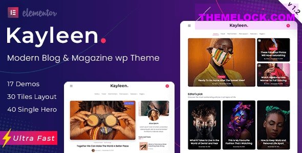 Kayleen v3.3 – Blog & Magazine WordPress Theme