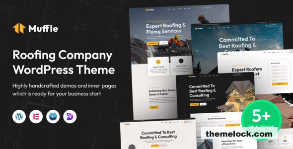 Muffle v1.1.2 – Roofing Company WordPress Theme