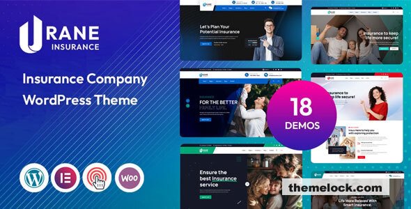 Urane v1.2 – Insurance Company & Finance WordPress Theme
