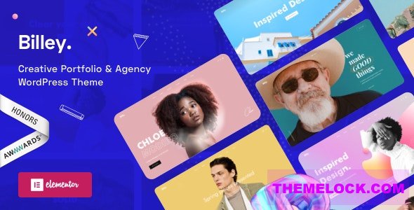Billey v2.2.2 – Creative Portfolio & Agency WordPress Theme