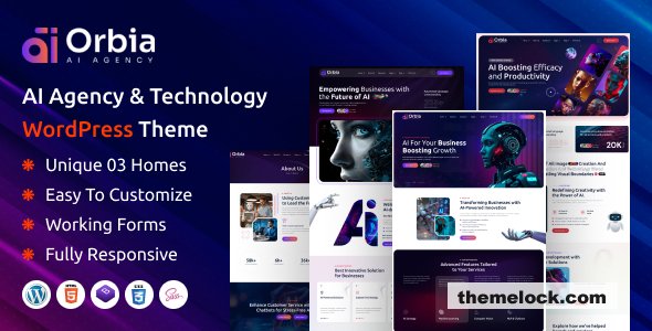 Orbia v1.0 – AI Agency & Technology WordPress Theme