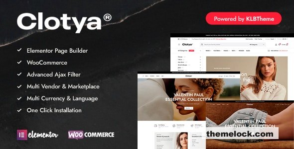 Clotya v1.5.1 – Fashion Store eCommerce Theme