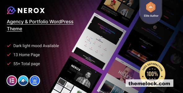 Nerox v1.1.2 – Agency & Portfolio WordPress Theme