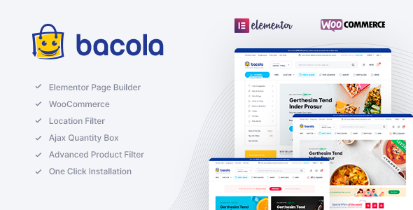 Bacola v1.6.1 – Grocery Store and Food eCommerce Theme
