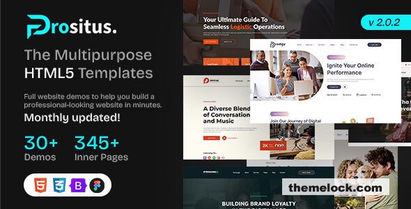 Prositus v2.0.2 – The Multipurpose HTML5 Template