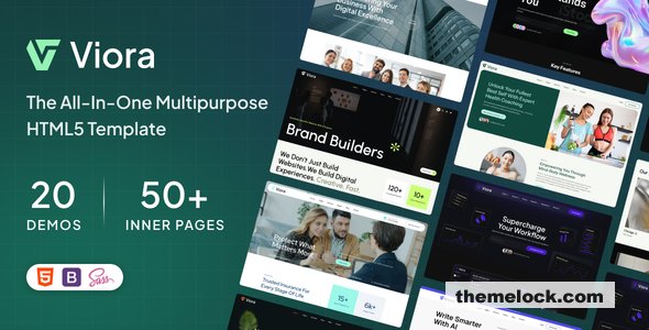 Viora – The All-in-One Multipurpose HTML5 Template