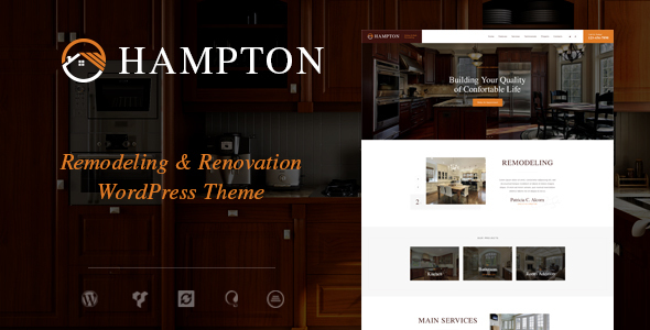 Hampton v1.3.5 – Home Design and House Renovation WordPress Theme