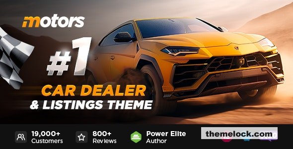 Motors v5.6.94 – Car Dealer, Rental & Listing WordPress theme