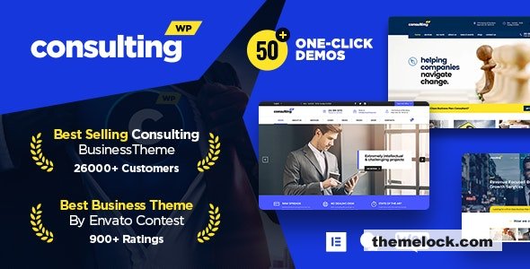 Consulting v6.7.7 – Business, Finance WordPress Theme