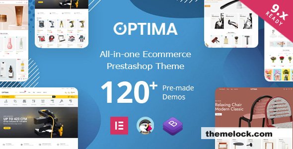 Optima Elementor v3.3.0 – Multipurpose Prestashop 8.x, 9.x Theme